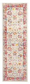 Tapis de Couloir Traditionnel Jasmine 2'8\" x 8'2\" en Ivoire