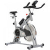 Soozier Velo D'exercice Vertical, Machine De Fitness A Domicile, Equipement Avec Support De Bouteille De Moniteur Lcd A Resistance Reglable, Argent