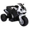 Aosom 6v Moto Pour Enfants Sous Licence Bmw, Moto Pour Tout-petits, Avec Phare, Musique, Moto Electrique A 3 Roues Pour Enfants, Cadeau Pour Garcons Et Filles (noir)