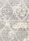 Carpette Florence à motif damassé élégant pour l'intérieur - 4 pi 7 po x 6 pi 7 po