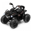 Costway 12v Kids Ride On Atv 4 Wheeler Vehicule Electrique Avec Musique Et Phares Demarrage Souple Noir