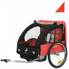 Remorque Velo Enfant a 2 Places Aosom, Rouge