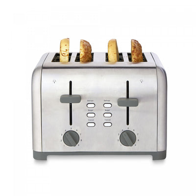 Kenmore 4-Slice Long Slot Toaster with Color Touchscreen and Wide Slots | Kenmore grille-pain 4 tranches a fentes longues avec ecran tactile couleur et fentes extra larges