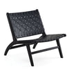 Chaise d’appoint Maintenon de Manhattan Comfort en similicuir - noire
