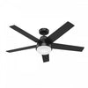 Ventilateur de plafond Aerodyne avec luminaire - Noir