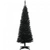 Homcom Arbre De Noel, Arbre De Noel Fin Avec Branches Realistes, Noir
