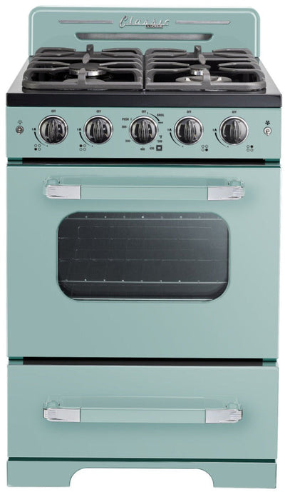 Classic Retro by Unique 24" Convection Gas Range - UGP-24CR T