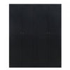 Armoire-penderie moderne Cornelia 2 pieces en noir