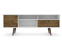 Meuble pour téléviseur Liberty de Manhattan Comfort de 70,86 po de style moderne du milieu du 20e si