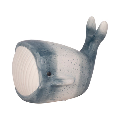 8" Blue Whale Decor - Blue and White | Décoration de baleine bleue de 8 po - bleue et blanche