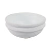 Bol texturé de 12 po x 12 po - blanc