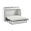 Armoire-grand lit Pur de Bestar de 75 po (L) avec matelas - blanche