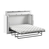 Armoire-grand lit Pur de Bestar de 75 po (L) avec matelas - blanche
