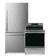 Ensemble de 2 électroménagers Hisense pour la cuisine - acier inoxydable