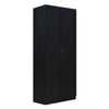 Armoire de rangement moderne Hopkins de Manhattan Comfort - noire