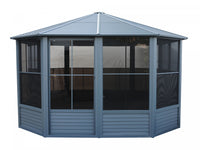 Gazebo Penguin Florence - Solarium 12x12 Toit d'acier
