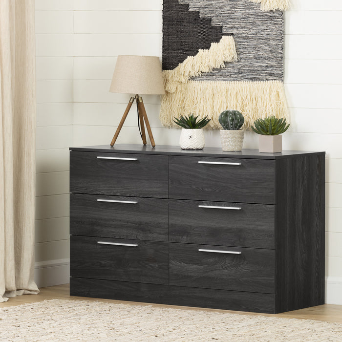 Step One Essential Commode 6 Tiroirs - Chene Gris