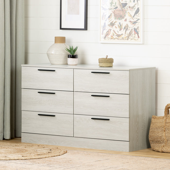 Step One Essential Commode 6 Tiroirs - Chene Hivernal