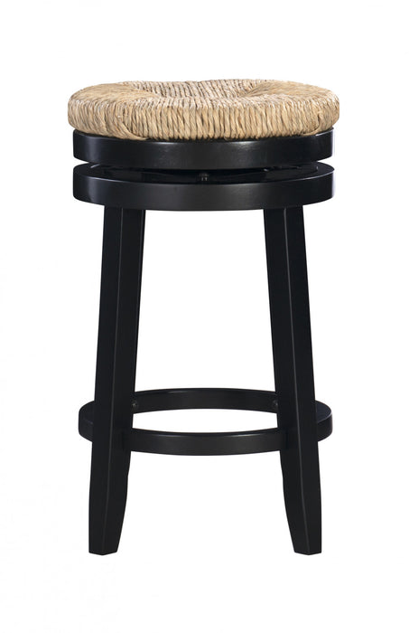 Tabouret Morgan de hauteur comptoir - noir