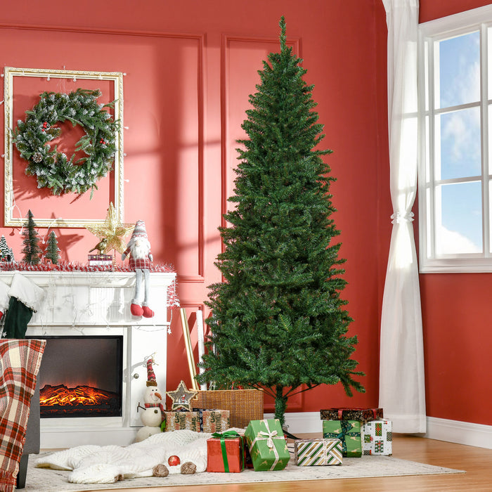 Homcom Arbre De Noel Artificiel De 7 Pieds Avec 865 Pointes De Branches