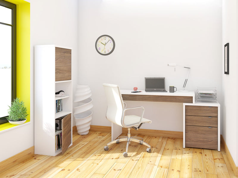 Panneau de bureau réversible Liber-T de Nordika - noyer