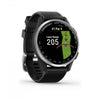Silver Aluminum Bezel With Black Silicone Band