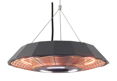 Energ+ Infrared Electric LED Hanging Patio Heater - HEA-21568BLK|Radiateur de terrasse suspendu électrique à DEL et à infrarouge Energ+ - HEA-21568BLK