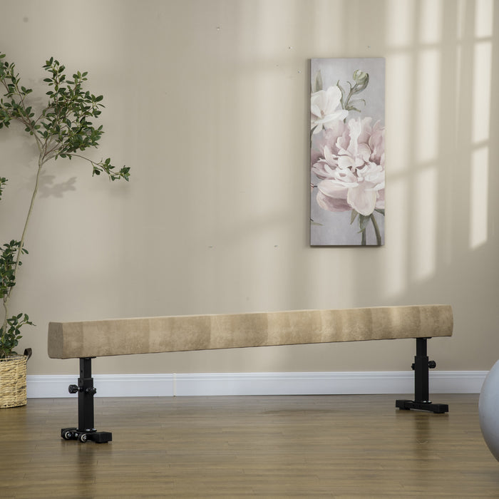 Soozier Poutre D'equilibre Reglable Avec Roues Pour 8 A 12 Ans