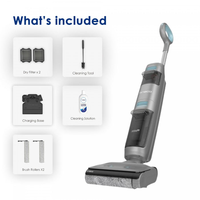 Aspirateur-balai et nettoyeur de plancher sans fil GH303 H2O Sense de Tineco avec détection de dégât - FW1A0200US
