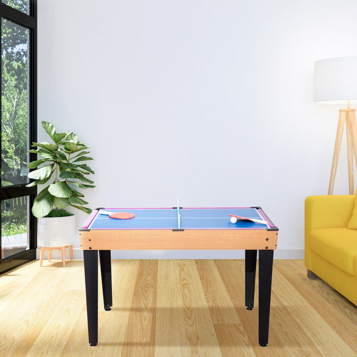 Soozier 3 En 1 Mini-jeux Multi-usages Tennis De Table Billard Pool Air Hockey Set Avec Tous Les Accessoires