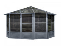 Gazebo Penguin Florence - Solarium 12x12 Toit de polycarbonate