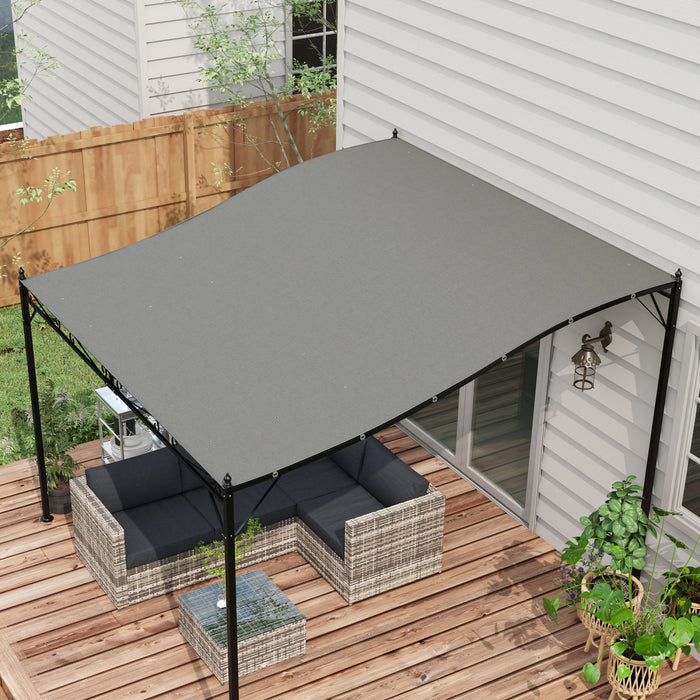 Outsunny Remplacement D'auvent De Pergola Pour Serie Outsunny 84c-038, Gris