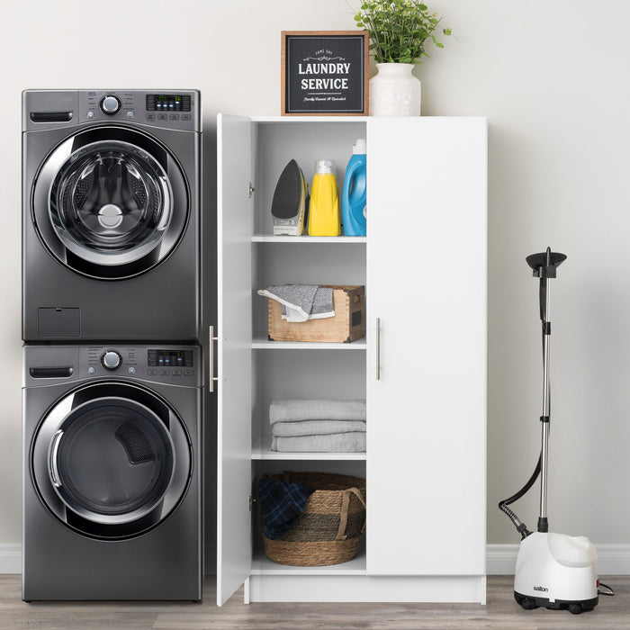 Armoire de rangement Elite de 32 po - blanche