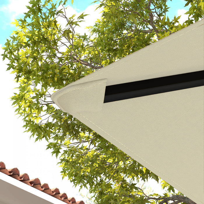 Outsunny Couverture De Remplacement Pour Gazebo Remplacement Du Toit, Creme