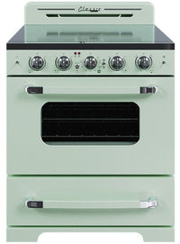 Cuisinière électrique Classic Rétro par Unique de 30 po à convection - UGP-30CR EC LG