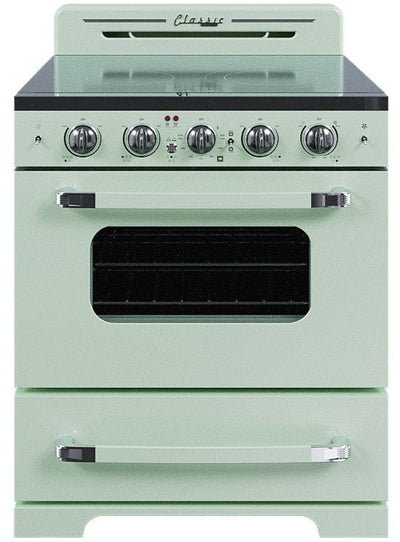 Classic Retro By Unique 30" Convection Electric Range - UGP-30CR EC LG