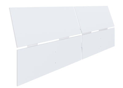 Nordika Queen Panoramic Panel Headboard - White | Tête de lit à panneaux panoramiques Nordika pour grand lit - blanche | D08HLJWW