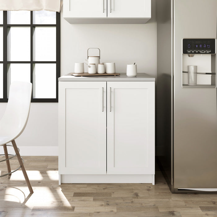 Armoire de rangement de base Elite de Prepac de 32 po - blanche