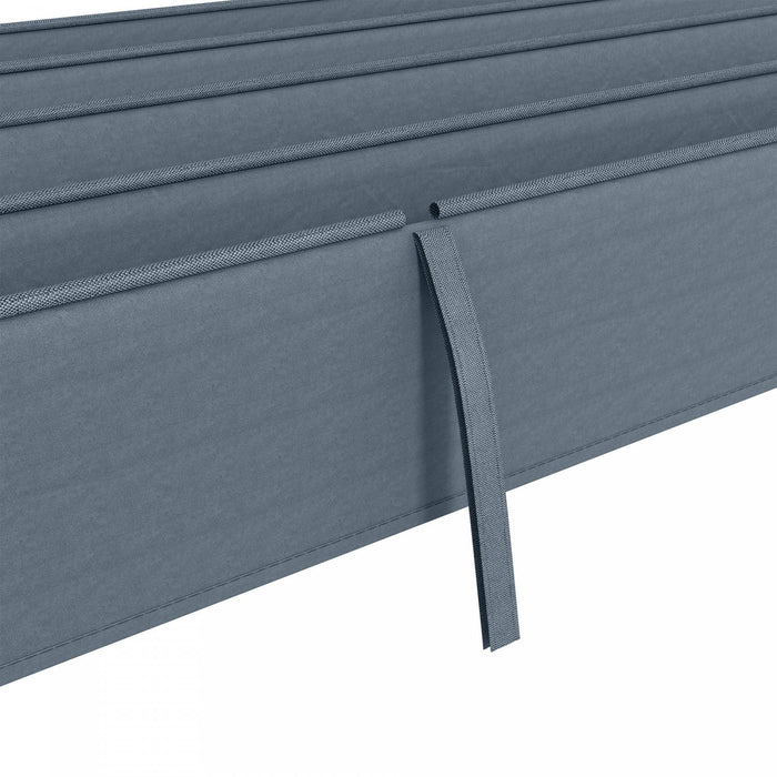 Outsunny Toit De Pergola Retractable, Couverture Pare-soleil De 9,8' X 7,1'