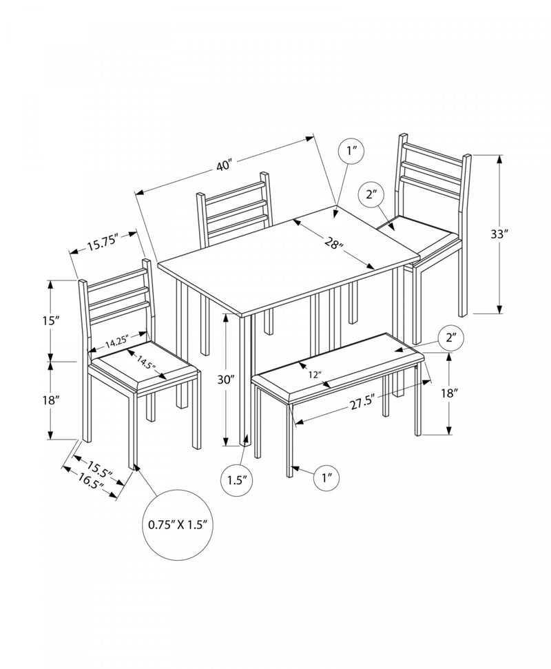 Table de salle à manger rectangulaire contemporaine chêne clair Tiana