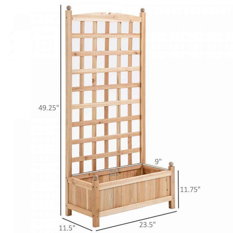 Arche de Jardin 208 CM avec 2 Bacs Jardinière et Treillis, Pergola Extérieur en Métal Revêtu de PE Antirouille avec d'Auto-Arrosage Roues, Gris | Leroy Merlin