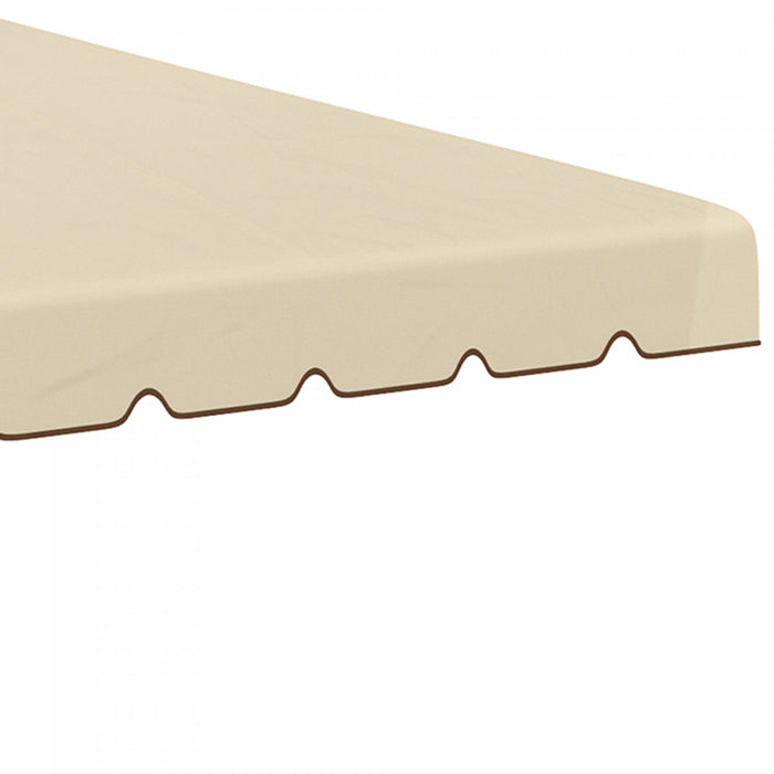 Outsunny 9.8' X 9.8' Toit De Rechange Pour Tonnelle Double Toit Beige