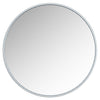 Miroir Halpert de 24 po argenté