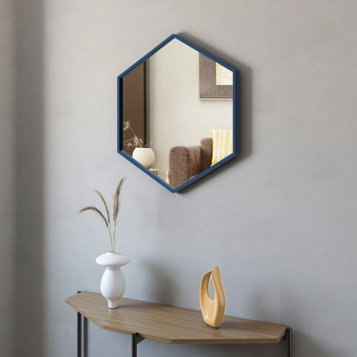 Miroir Zona de 28 po bleu