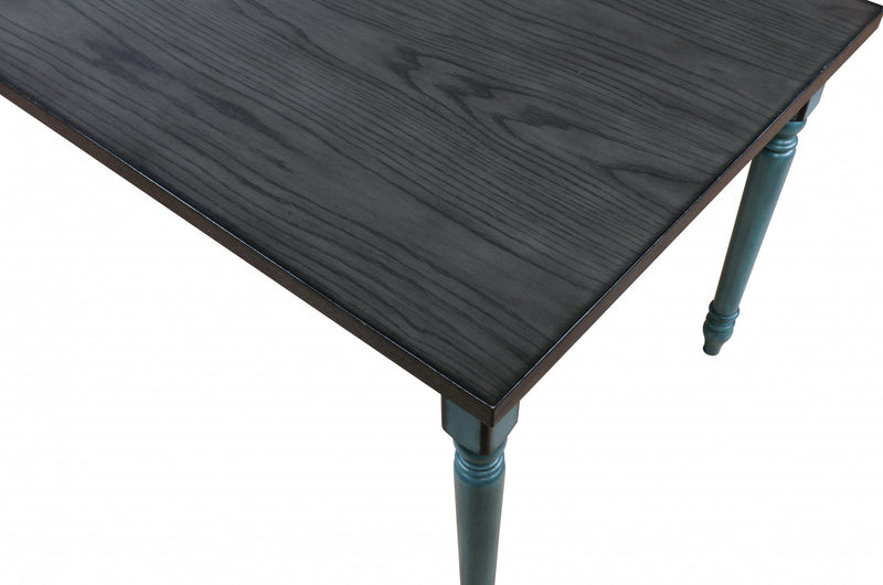 Table de salle à manger Willow - bleu sarcelle