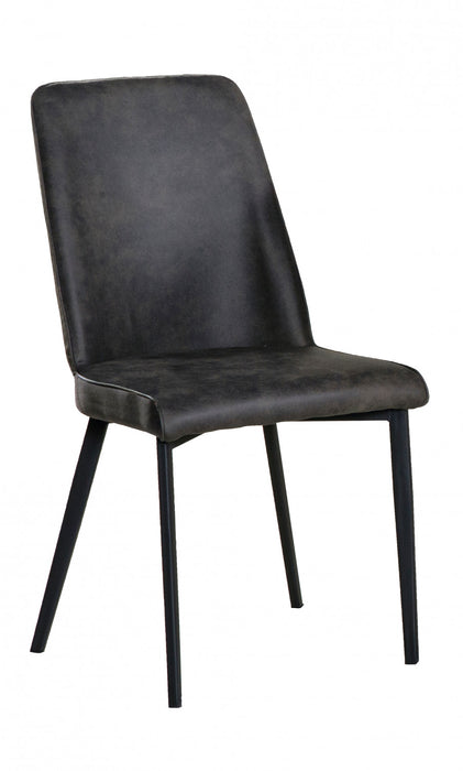 Chaise De Salle A Manger Sumatra En Tissu Gris (ensemble De 2)