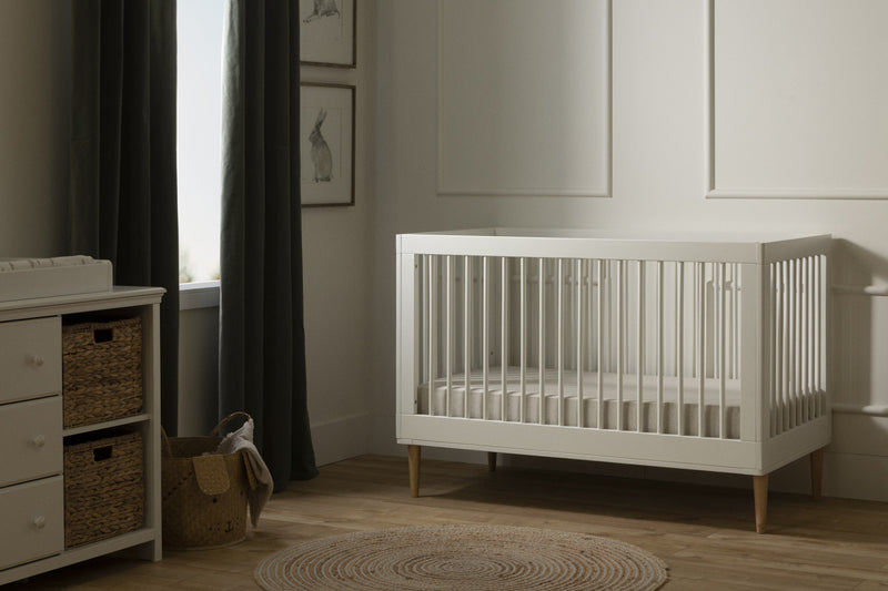 Cotton Candy Lit De Bebe Convertible 3 En 1 - Blanc