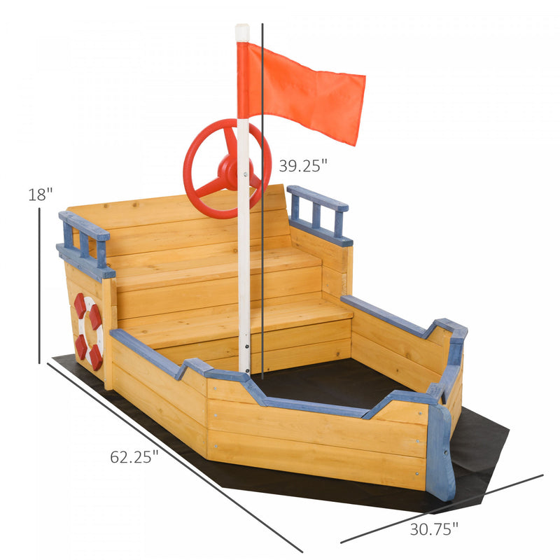 Nafafosa – Lot De 10 Carillons éoliens Bateau Pirate à Peindre – DIY En Bois – Déco Fête, Anniversaire, Thème Pirate