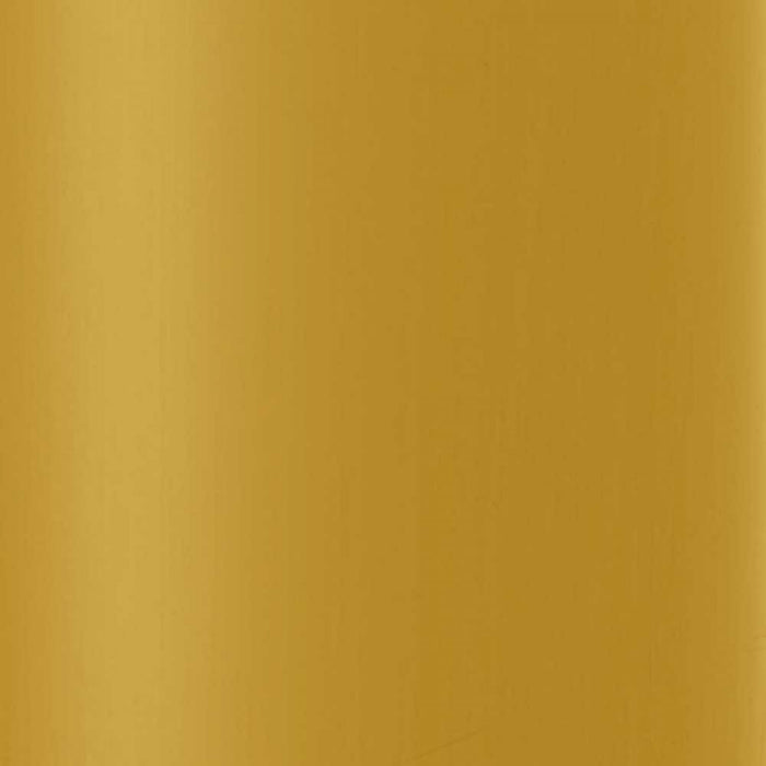 Plafonnier affleuré de Dainolite avec abat-jour cylindrique blanc à encoches qui diffuse la lumière, fini doré et 3 ampoules