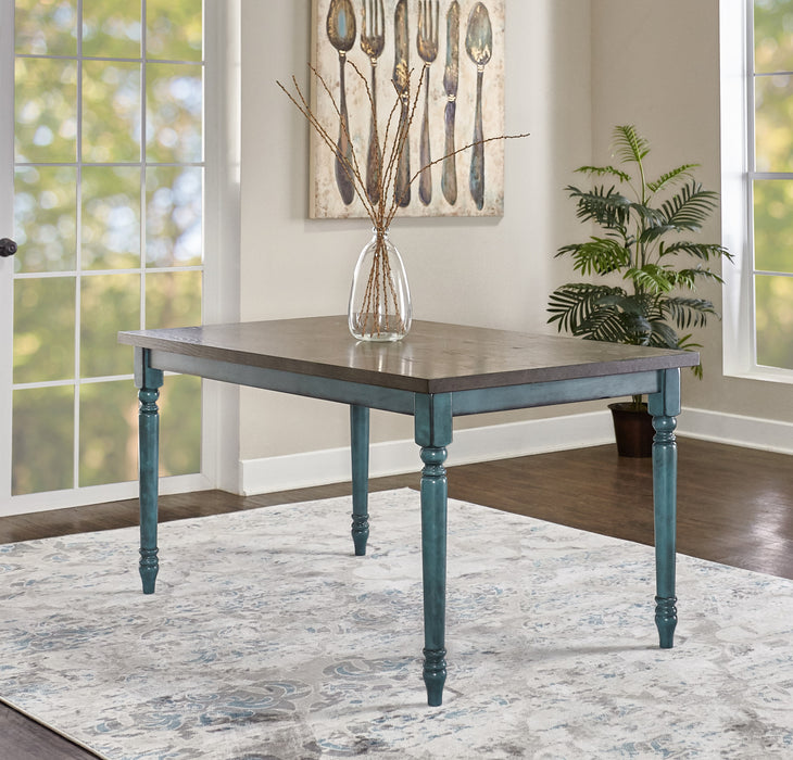 Table de salle à manger Willow - bleu sarcelle